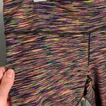 Zella Yoga capris bright graphic multicolor space dye print MEDIUM Photo 1