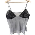Frederick's of Hollywood Lace Chiffon Cami V-Neck Crop Top Womens Size L Photo 0
