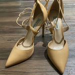 Steve Madden  sz‎ 7M tan strap up stilletto heels Photo 0