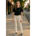 Wrangler High Rise Unforgettable Skinny Jeans Women's Size 4 Off White Photo 6