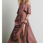 Free People Ethereal Dainty Flowy Renaissance Maxi Dress Size Small Dusty Rose Photo 8