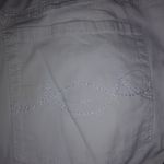 Faded Glory FG 18 White Cotton Cut-off Stretch Shorts Plus Photo 3