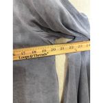 Rock & Republic Lace Up Bell Sleeve Top Gray Blouse Western Flutter Fall Boho Photo 5