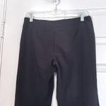 Bisou Bisou VTG Size 2 Black Wide Leg Bootcut Slacks Pants Michelle Bohobot Photo 1