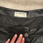 We The Free x Free Reign Faux Leather Short in Black Photo 4