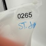 St. John Sport Women's Orange Cotton Blend Crochet Trim Jacket Size Medium Photo 10