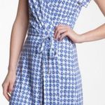 Diane Von Furstenberg  Mindy 100% Silk Wrap Periwinkle Dress - Sz 2 🧡🎀 Photo 0