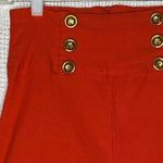 Toska  Shorts Red With‎ Gold Buttons Photo 1