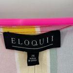 Eloquii Dress Size 26 Stripe Curvy Plus Wrap Super Stretchy Candy Rainbow NWT Photo 3