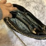 Rebecca Minkoff  Swing Double Chain Black Leather Shoulder Bag Women's Handbag Photo 7