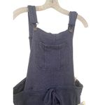Wallflower Insta Chill Blue Knit Overalls Women’s‎ Small Athleisure Cozy Basic Photo 2