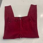 Judy Blue  High Waist Tummy Control‎ Skinny Jeans in Scarlet Red Size 5/27 Photo 3