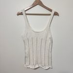 Abercrombie & Fitch  Crochet V-neck Skimming Tank Top Size Medium White Beach Photo 4