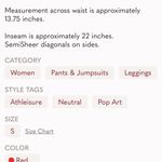 Avia Leggings Athletic Performance Capris Powerhouse Womens Small Running Gym Photo 15