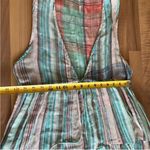 Free People  Freebird blue striped v neck sundress small Photo 5