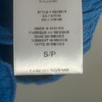 Anthropologie  Eri + Ali Cerulean Blue Textured Short Sleeve Button Down Shirt Photo 8