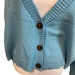Wild Fable  Women's Sky Blue Slouchy Button-Front Cardigan - Size XXS - NWT Photo 3