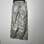 OAT wide leg high rise jeans size 0/25 Silver Photo 2