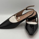 Linea Paolo Women's Shoes Black Delphi Pointed Toe Cut-Out Ballet Flats Size 5M Photo 4