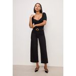 Good American NWT Good Waist Cropped Palazzo Jeans Size 6 High Rise Wide Leg Photo 4