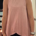 Moa Moa Pink Suede Halter Tank Photo 1