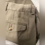 L.L. Bean Mens Size 32x29 Olive Green Comfort Waist Pleated Front Chino Pants Photo 10
