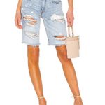 Free People  we the free Caroline Destroyed Cut Offs Jean Shorts in Indigo Photo 1