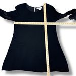 Love Fast Live Hard Lace Panel Sleeve Tunic Dress Black Large Gothic Boho Witchy Photo 7