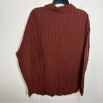 Prómesa Promesa 100% cotton casual button down shirt raw hem rust women’s‎ size medium Photo 6