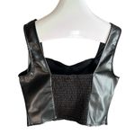 Kirious  faux leather crop top Photo 4