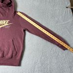 Nike  Hoodie‎ Womens XS Maroon Long Sleeve Pullover Soft Hoodie Photo 7
