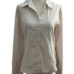 Alfani  Women Size 6 Collared Button Up Shirt Pink/Purple Business Office 17-628 Photo 0