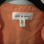 Cloth & Stone Sleeveless light orange romper Anthropologie cloth and sky size small Photo 2