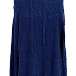 Torrid Blue Knit Hoodie Cotton Sweater Relaxed Fit Women's Size 1X Casual Winter Photo 0