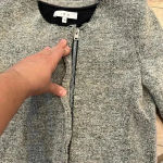 IRO  Womens Neutral Boucle Cerene Tenny Jacket Sz 38 (S/M) US Sz 6 Photo 3