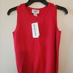 Pendleton Vintage  Red Crew Neck Sweater Vest Size Small petite Photo 0
