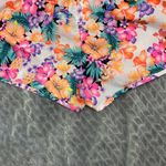 OP Floral Hawaiian Print White Board Shorts Swim Shorts Size L (11-13) Photo 3