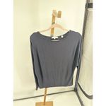 Vince Women's Round Neck Long Sleeves Basic T-Shirt Size Medium Photo 5