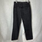 SLVRLAKE Black Distressed High Rise Straight Leg London Jeans Size 28 Photo 2