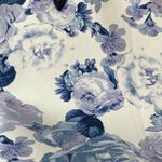 Victoria's Secret Victoria’s Secret: White with blue floral tote bag- summer/beach/vacation Photo 9