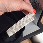 ZARA  Women’s Black Solid Short Sleeve Crew Neck Cropped T-shirt Size Large Photo 3