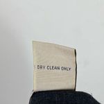 Apostrophe Vintage Y2K  Charcoal Grey Pinstriped Long Midi Pencil Skirt Size 8 Photo 5