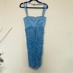 House Of CB  ‘Josephine’ Baby Blue‎ Pleated Corset Midi Dress NWOT size L Photo 8
