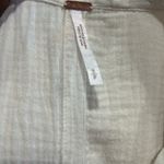 Free People Gauze Button Shirt Womens Small White Long Sleeve Oversized Boho Top Photo 9