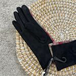 Coco + Carmen NWT  Women’s Touchscreen Compatible Plaid Gloves Fall Winter in Red Photo 1