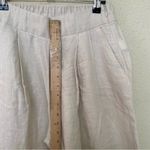 Gap 100% Linen Culottes High Waist Pleated Wide Leg Cropped Pant Size 2 Photo 7