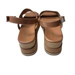 ALDO  Onalisa Tan Cream Wedge Heel Sandals Womens Size 10 Photo 3