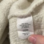 Madewell  Crewneck Bobble Pullover Sweater Antique Cream Ivory size M Photo 9