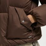 Levi's Levi’s Western Bubble Shortie Puffer Jacket – Brown – Size M NWT Cropped Puffer Photo 4