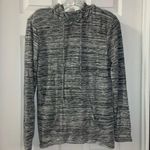 Mossimo Heathered Grey Knit Split Back Hoodie size XS Gray Photo 0